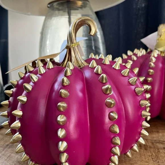 COPY - Christian LACROIX pink spike pumpkin, great for all that love, pink pump… - Picture 1 of 7